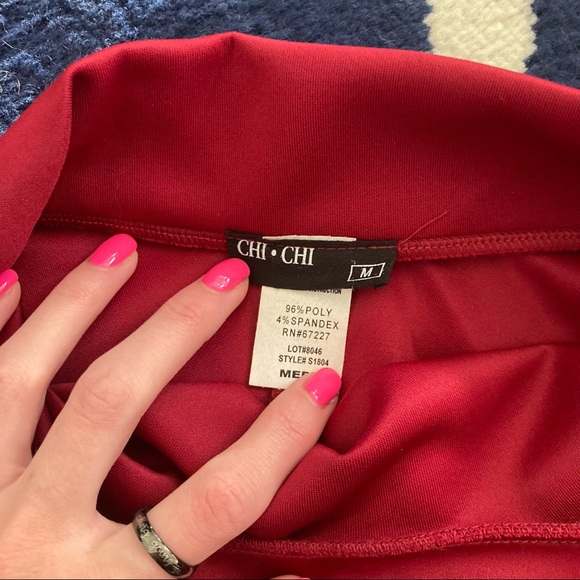 Red Skater Skirt - Picture 5 of 6